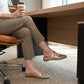 Women's Woven Mary Jane Mules - Breathable Square-Toe Slip-On Shoes
