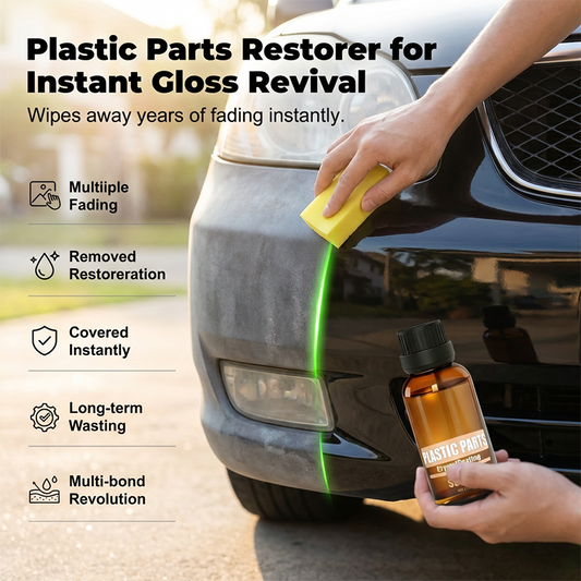 ⏳LAST DAY SALE 50% OFF🚗💦TrimGloss Pro™ Car Interior & Exterior Plastic Crystal Coating Restorer with UV Shield