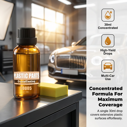 ⏳LAST DAY SALE 50% OFF🚗💦TrimGloss Pro™ Car Interior & Exterior Plastic Crystal Coating Restorer with UV Shield