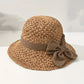 🧢 49% OFF NOW! 🌞 Elegant Woven Straw Sun Hat with Bow – Breathable, Foldable & Perfect for Beach & Travel 👒