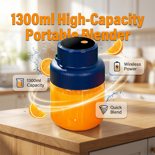 🔥 Sale 50% OFF!✨1300ml High-Capacity Portable Blender