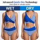 🔥Limited stock available 64% OFF🔥Two-Piece Color Block & Stripe Bikini Swimsuit