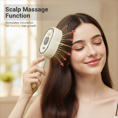 ⚡ 56% OFF NOW ! 💐 Electric Spray & Massage Hair Brush