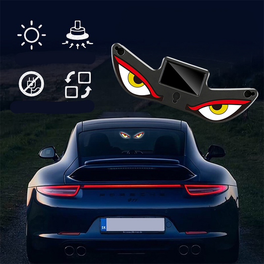 🔥 Hot sale 50% OFF🔥Solar Powered Devil's Eye LED Car Warning Light🔋