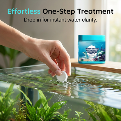 ⏳Limited-time 50% off⏰dHigh-Efficiency Aquarium Water Purification Tablets🐟