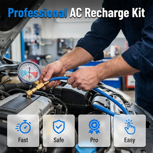 🎯 50% OFF! R134a AC Hose with Precision Gauge – Easy-to-Read Dial, Professional Grade 📊🚛 【Flash Sale】