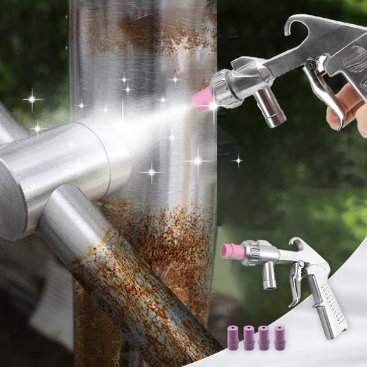🔥 Hot sale 50% OFF🔥Multipurpose Sand Blaster Gun with 4 PCS Ceramic Nozzles