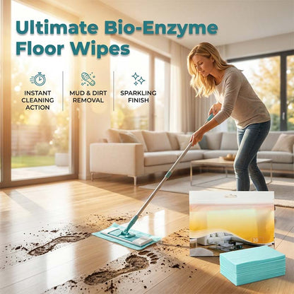 🔥Buy 1 Get 1 Free🔥All-in-One Bio-Enzyme Floor Cleaning Wipes