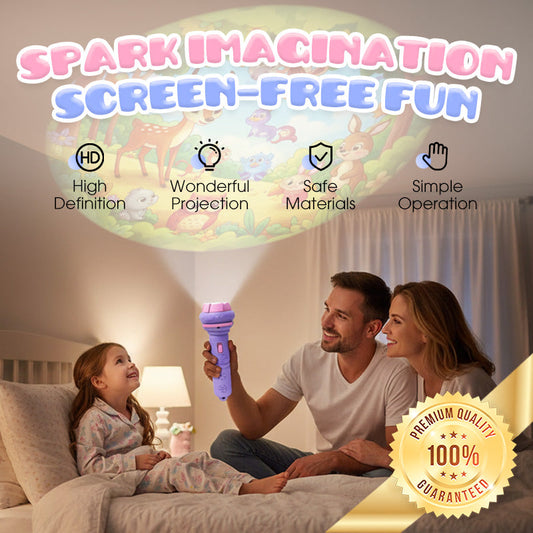🔥Limited stock available 69% OFF🔥Early Education Projector Torch for Kids